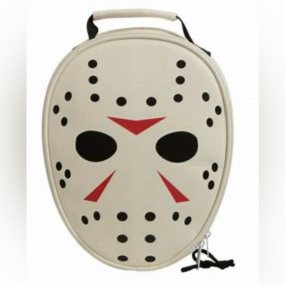 NWT Friday 13th Jason Hockey Mask Insulated Lunch Bag Box (2 of 2)